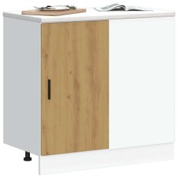 vidaXL Onderkast Lyon bewerkt hout artisanaal eikenkleur