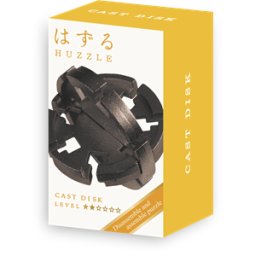 Mini Huzzle Cast Puzzle - Disk Black (level 2)