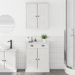 vidaXL Badkamermeubelset VIGO 2 st Wit en Antiek Wit 67,5 x 34 x 80 cm