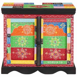 vidaXL Wastafelkast Bruin 60 x 35 x 55 cm Massief Mango Hout