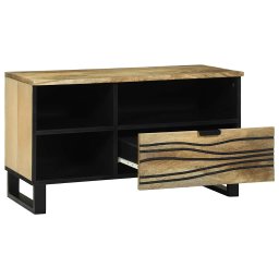 vidaXL TV Eenheden 80 x 33 x 46 cm Bruin Bewerkt hout