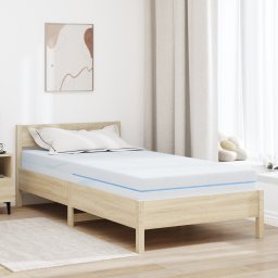 vidaXL Matras Medium stevig 90 x 200 cm Wit