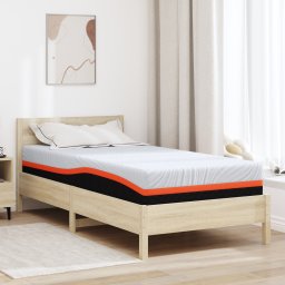 vidaXL Matras Wit en Grijs 100 x 200 cm Jacquard stof