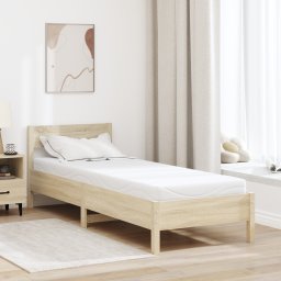 vidaXL Matras Wit 80 x 200 cm Jacquard stof