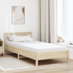 vidaXL Matras Wit 120 x 200 cm Jacquard stof