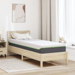 vidaXL Matras Wit en Grijs 80 x 200 cm Jacquard stof
