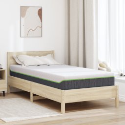 vidaXL Matras Wit en Grijs 100 x 200 cm Jacquard stof