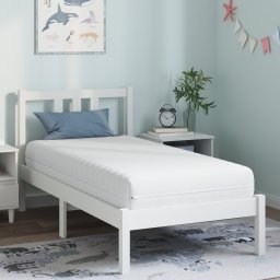 vidaXL Matras Wit 80 x 160 cm Pocketvering