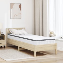 vidaXL Matras Wit en Grijs 80 x 200 cm Bonell Veer