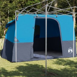 vidaXL Binnentent met dak met opslag Blauw 280 x 220 x 176 cm taft