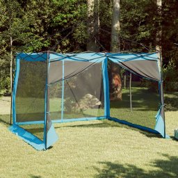 vidaXL Binnentent 6-persoons Blauw taft