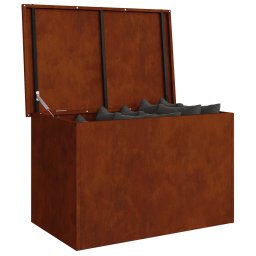 vidaXL Tuinkussenopbergdoos Gegalvaniseerd staal 80 x 50,5 x 50 cm