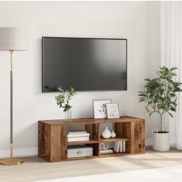 vidaXL Tv-meubelset 102 x 35 x 35 cm Oud Hout Bewerkt hout