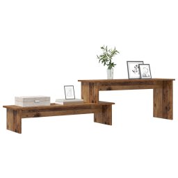 vidaXL Tv-meubelset 180,5 x 30 x 43 cm Oud Hout Bewerkt hout