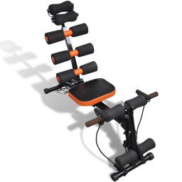 vidaXL L-vormige Buiktoner Zwart en oranje 117 x 34 x 96 cm Staal
