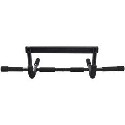 vidaXL Pull-Up Bar Zwart 92 x 39 x 21.5 cm Staal
