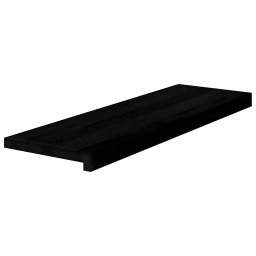 vidaXL Traptreden 8 st 80x25x2 cm massief eikenhout bruin-zwart