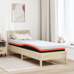 vidaXL Matras Wit en zwart 80 x 200 cm Jacquard stof