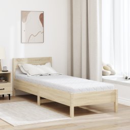vidaXL Matras Wit 80 x 200 cm Jacquard stof