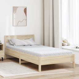 vidaXL Matras Wit 90 x 200 cm Jacquard stof