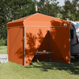 vidaXL Luifeltent 243 x 243 x 251 cm Oranje Stof