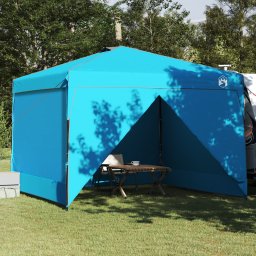 vidaXL Luifeltent 290 x 290 x 251 cm Blauw Stof