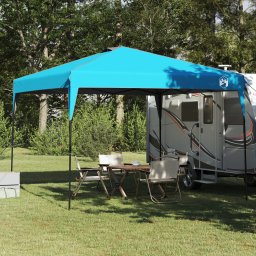 vidaXL Luifeltent 290 x 290 x 251 cm Blauw Stof
