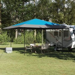 vidaXL Luifeltent 395 x 395 x 251 cm Blauw Stof