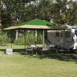 vidaXL Luifeltent 395 x 395 x 251 cm Groen Stof