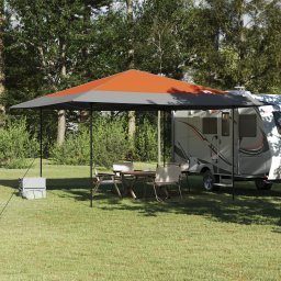 vidaXL Luifeltent 395 x 395 x 251 cm Oranje Stof