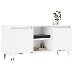 vidaXL Tv-meubel 104x35x50 cm bewerkt hout wit