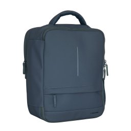 New Rebels Jessi Easton Underseater Rugzak 17L Waterafstotend PU Handbagage 40x30x20 Airline Tas 15.6 inch Laptopvak Navy