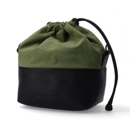 Artisan & Artist ACAM-CP210 Leather/Fabrick Black-Khaki