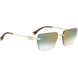 Dsquared2 D2 0102/S Ovaal Metaal Met spiegelglazen Heren Zonnebril