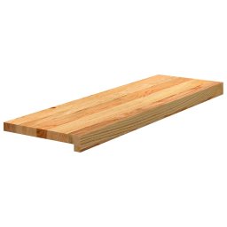 vidaXL Traptreden 8 st 80x30x2 cm massief eikenhout lichtbruin