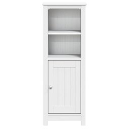 vidaXL Badkamerkast BERG 40x34x110 cm massief grenenhout wit