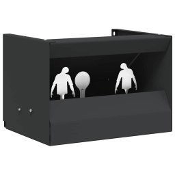 Kogel Trap Box Zwart 29 x 22 x 20 cm Staal