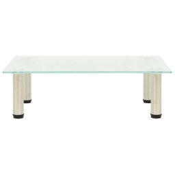 vidaXL Tv-meubel 60x35x17 cm gehard glas mat