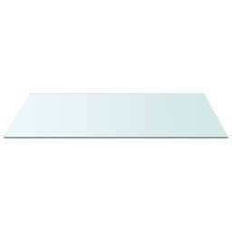 vidaXL Tafelblad 50x100 cm gehard glas transparant