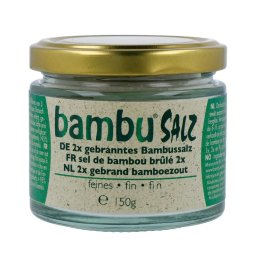 Bambu Salz Bamboezout Fijn 2x Gebrand
