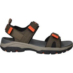 Skechers - maat 43- Tresmen - Ryer - Heren Slippers - Olijfgroen