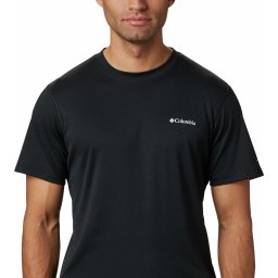 Columbia - Maat M - Zero Rules™ Short Sleeve Shirt Outdoorshirt - Shirt Heren - T-Shirt - Zwart
