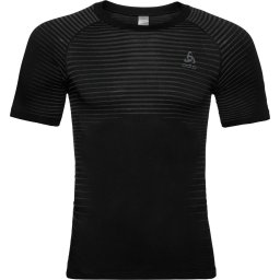 Odlo - Maat S Bl Top Crew Neck S/S Performance Light Heren Thermoshirt - Black