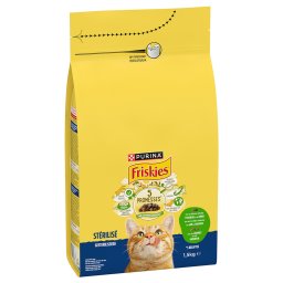 1,5kg PURINA Friskies Gesteriliseerde kat met lam, kip en groenten