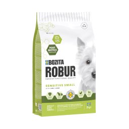 Dubbelpak: 2x3kg Bozita Robur Adult Small Breed Sensitive Lamb droogvoer voor honden