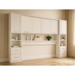 Brugkast RIGA 140 cm wit zonder achtergrond plank