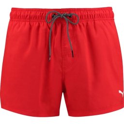 PUMA Maat M Swim Korte Short Heren Zwembroek - rood -