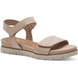 Tamaris COMFORT Essentials - maat 38 - Dames Sandalen - BEIGE NUBUK