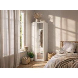 Hoekkast RIGA 1 deur wit