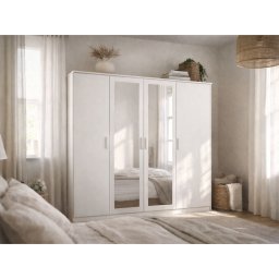 Kast RIGA 4 deuren wit